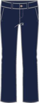 ASM- STRATIGHT FIT STRETCH TWILL PANT- GIRLS AND ADULT