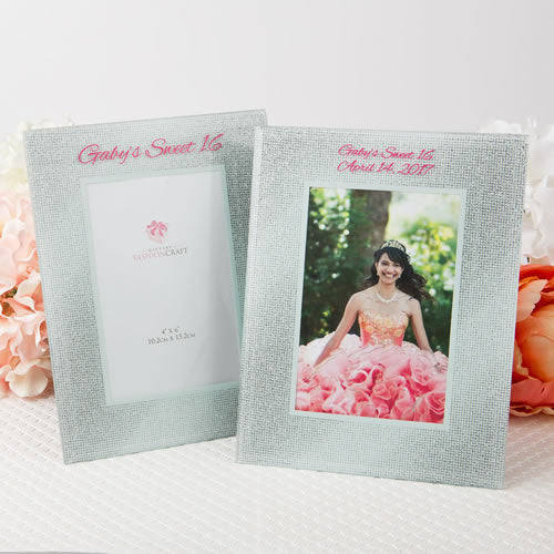 FC12021-Silk Screened Personalized Glitz and Glamour Frames