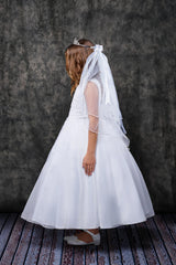 KD418 - Lace Applique Bodice Full Dress