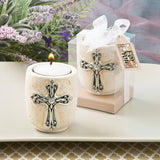 FC5495-Cross Design Candle Tea Light Holder