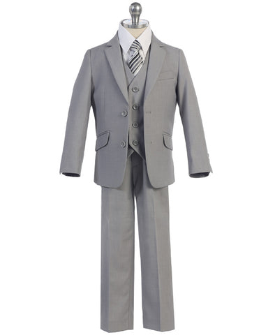 FG693 -  Boys 3pcs suit Lt Grey