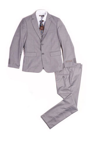 Boys 5pcs Suits - Light Grey