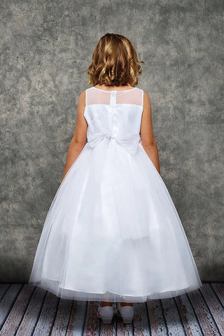 KD466-Venetian Lace Illusion Dress