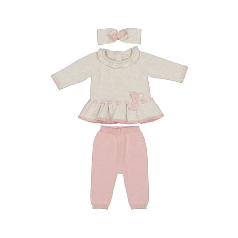 2743_Knit leggings & headband set