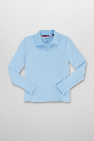 Maryvale - LONG SLEEVE PICOT COLLAR INTERLOCK POLO #FT-SA9424 - Growing Kids