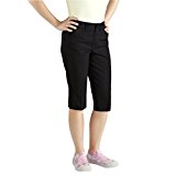 Clearance Dickies girls Stretch Flat Front Capri Pants - Growing Kids