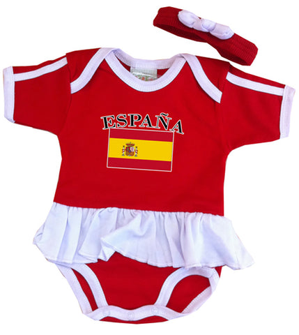 Girls ruffled soccer onesie - Growing Kids