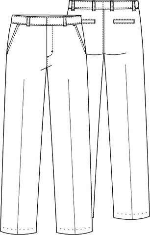 REDEEMER MEN'S FLAT FRONT PANTS  CLR5036 - Growing Kids