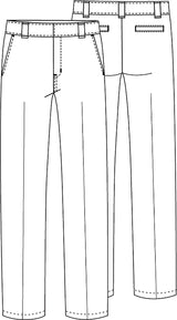 BOYS & MEN STRETCH NARROW LEG PANTS CLR5048 - Growing Kids