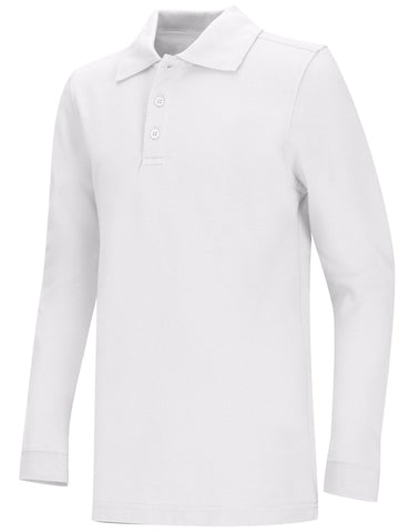 Maryvale - LONG SLEEVE PICOT COLLAR INTERLOCK POLO #FT-SA9424 - Growing Kids