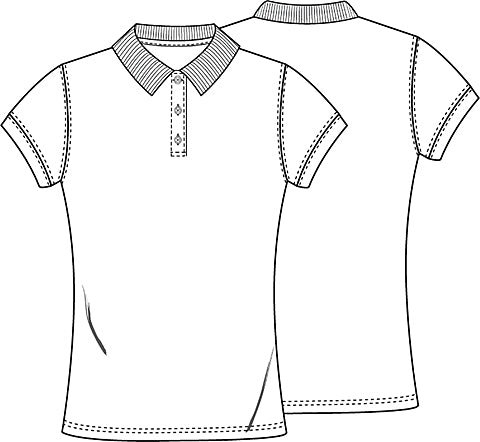 Maryvale - LADIES SS FITTED INTERLOCK POLO #CLS 58584 - Growing Kids