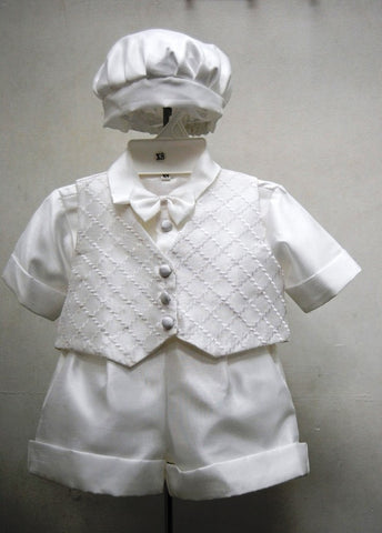 5Pcs. Christening Short Set #FK8059 - Growing Kids