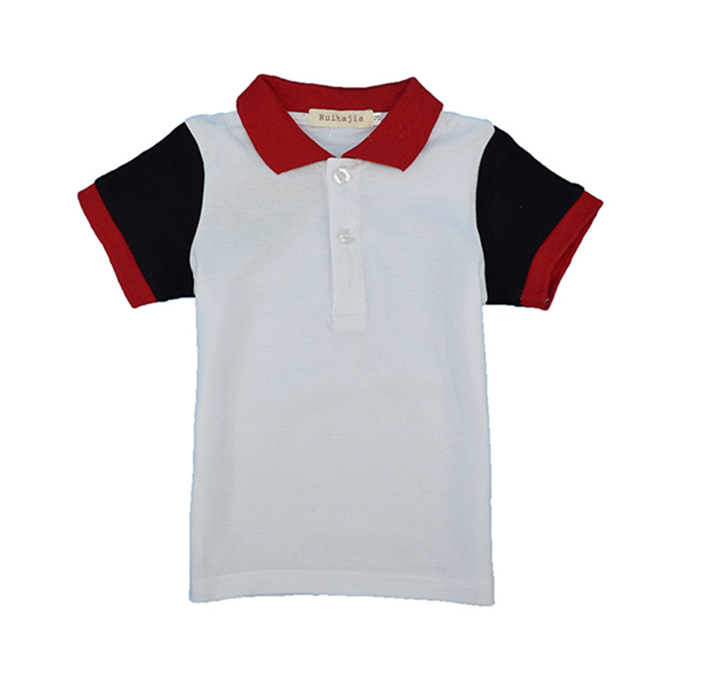 Boys casual multi colors sports t shirt summer short sleeve clothes boys top tee back to school kids polo shirts kids clothes t - Growing Kids