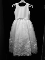 Dress #3540 White or Ivory - Growing Kids