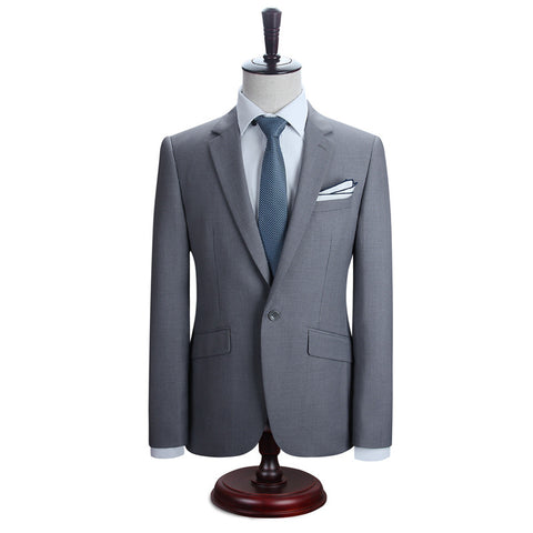 DAROuomo Men Suits Blazer With Pants Slim Fit Casual One Button Jacket for Wedding - Growing Kids
