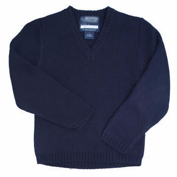 Carmel- V-Neck Long Sleeve Pullover Sweater - Growing Kids