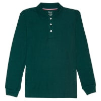 Chester - Unisex Long Sleeve Pique Polo - Growing Kids