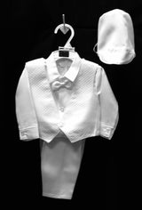 Christening Vest set w/Bonnet #Zg-1402/3000 - Growing Kids