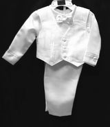 4pcs. Christening Vest set w/Bonnet #Zg-Z288 - Growing Kids