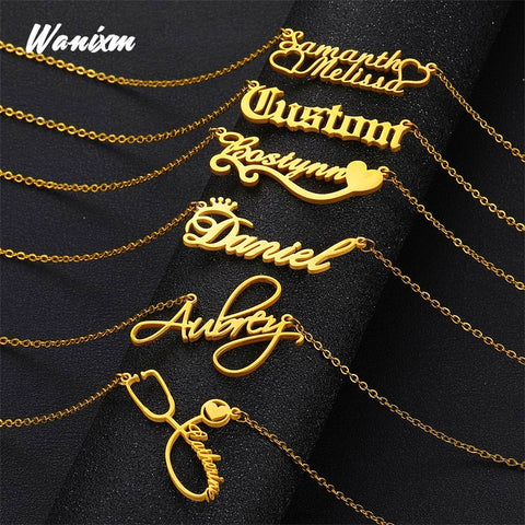 Personalized Name Necklace,Custom Name Necklace, Custom Jewelry, Custom Necklace, Necklace Women Men, Customized Gift for Her