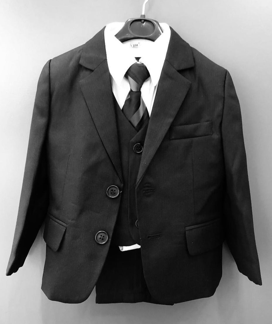 FK8041 - Boys 5pcs Suits - Black